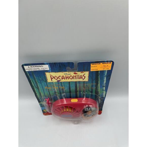 1995 Vintage Janex Disney Pocahontas Mini Fun Fan Collectible Sealed NEW! - Picture 5 of 10